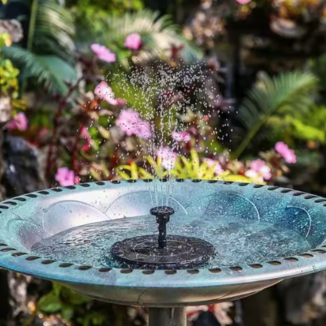 Owiwell™ Solar Garden Fountain – Eco-Friendly Outdoor Water Feature