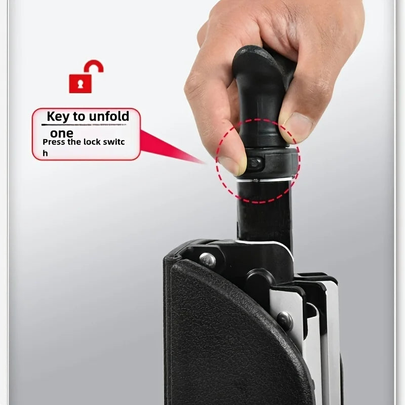 2-in-1 Folding Stool Cane | Walking Stick with Seat for Elderly | Portable Mobility Aid for Seniors