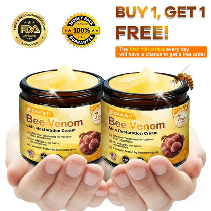 💐💟💐Made and Shipped from US ✨ Cavebit® Bee Venom Skin Restoration Cream 🔥 LAST DAY 80% OFF