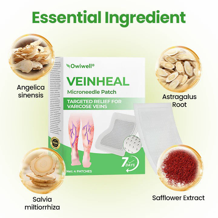 Owiwell® VeinHeal Microneedle Patch