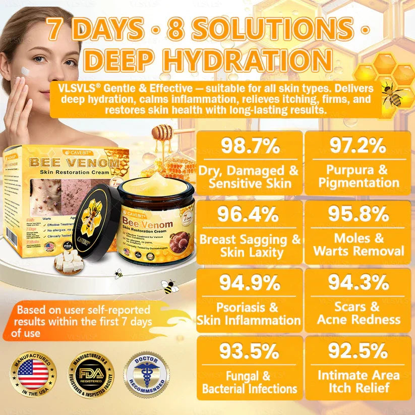 💐💟💐Made and Shipped from US ✨ Cavebit® Bee Venom Skin Restoration Cream 🔥 LAST DAY 80% OFF