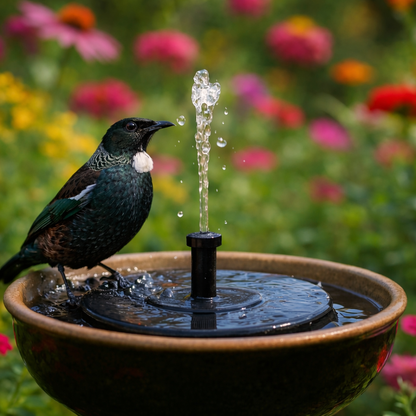 Owiwell™ Solar Garden Fountain – Eco-Friendly Outdoor Water Feature