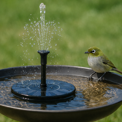 Owiwell™ Solar Garden Fountain – Eco-Friendly Outdoor Water Feature