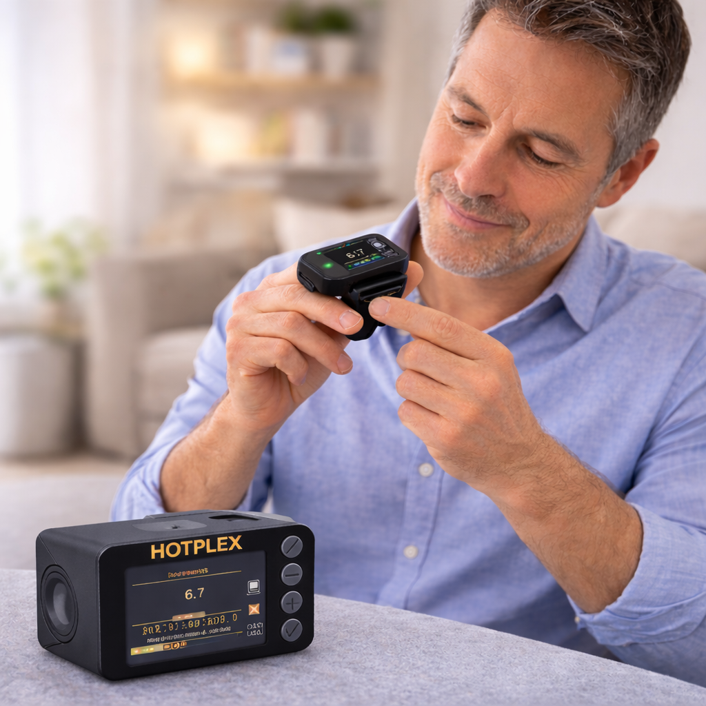 Hotplex™ Advanced Non-Invasive Glucose Monitor-99.9% Accuracy + Exclusive Gift ✅TGA Approved